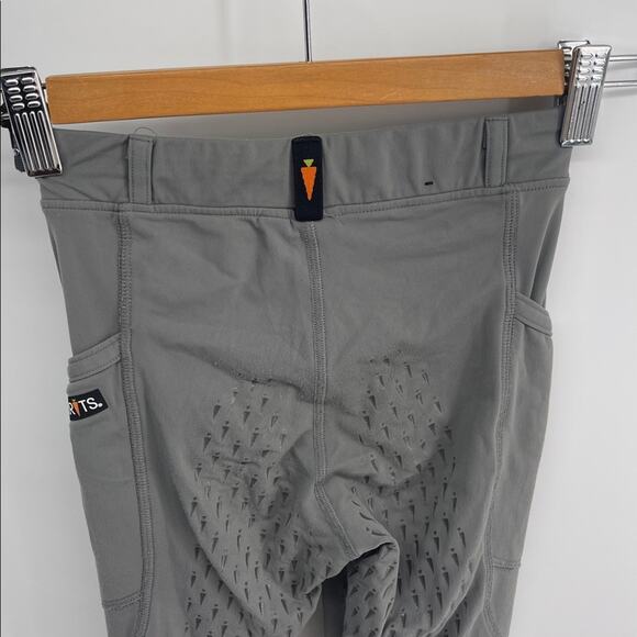 Kerrits youth elastic waist stretch pull on equestrian riding breeches sz S - Picture 6 of 7